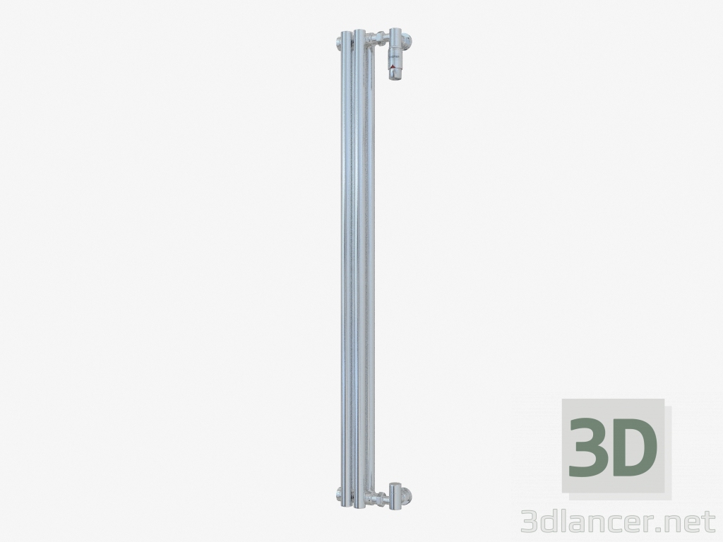 3d model Radiador Estet (1200x97; 2 secciones) - vista previa