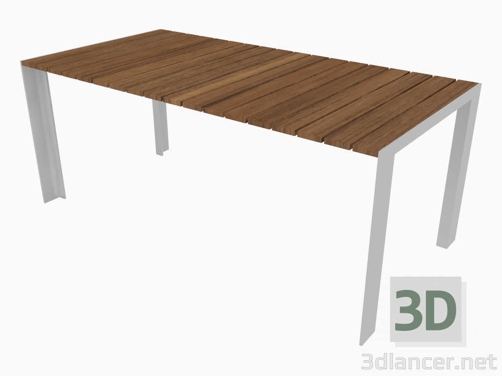 modèle 3D Table d'extérieur (90x180x73) - preview