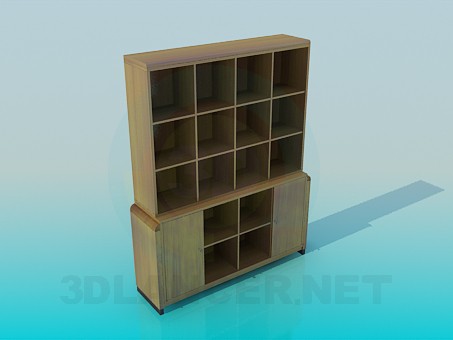 3d model Rack for books - preview