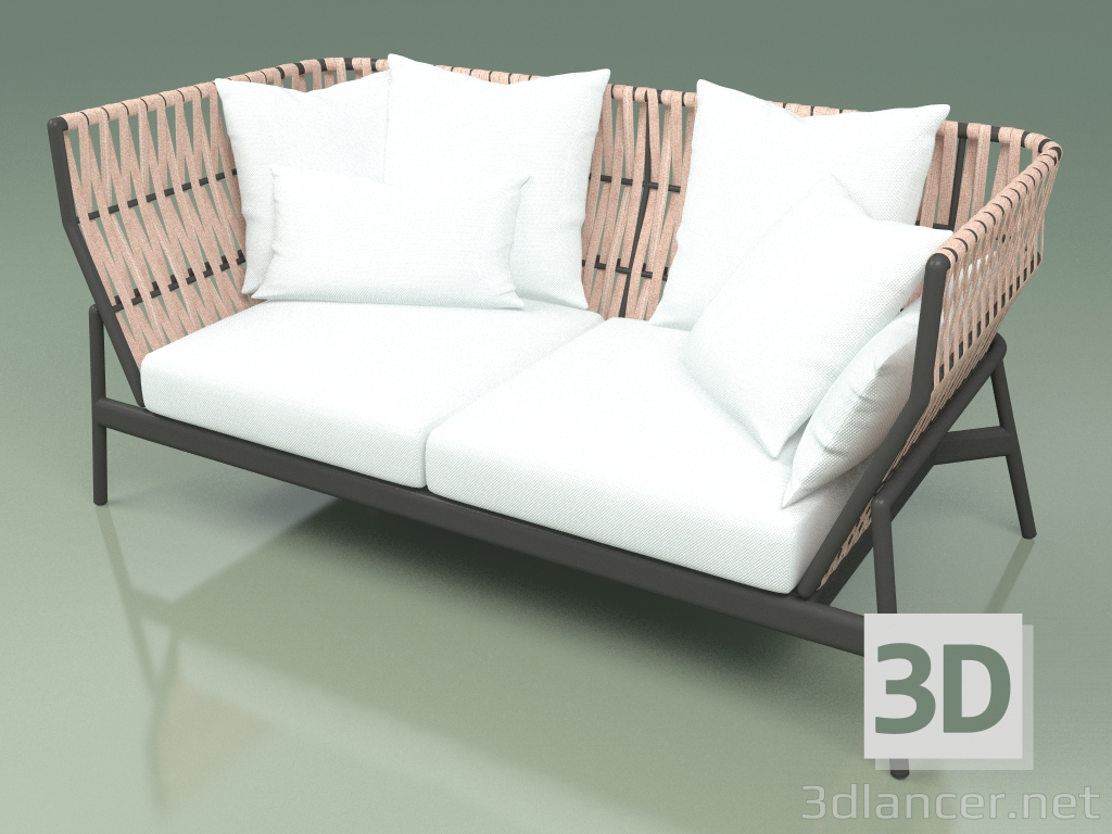 3d model Sofa 102 (Belt Rose) - preview