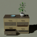 3d Dresser plant комод рослина модель купити - зображення