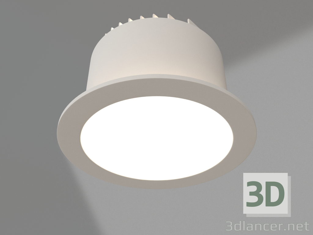 modello 3D Lampada MS-DROP-BUILT-R84-8W Warm3000 (WH, 85 gradi, 230V) - anteprima