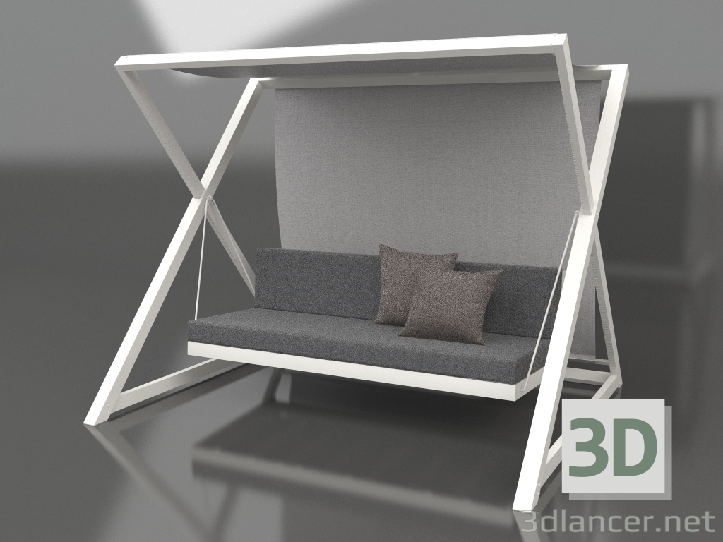 3d model Columpio de jardín (gris ágata) - vista previa