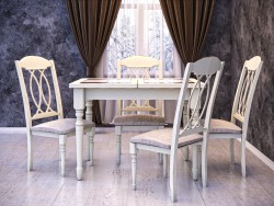 Table + Chair LT T 13302 BUTTERMILK