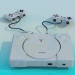 Modelo 3d Console de videogame SONY - preview