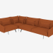 3d model Corner sofa (HSID HM HA) - preview