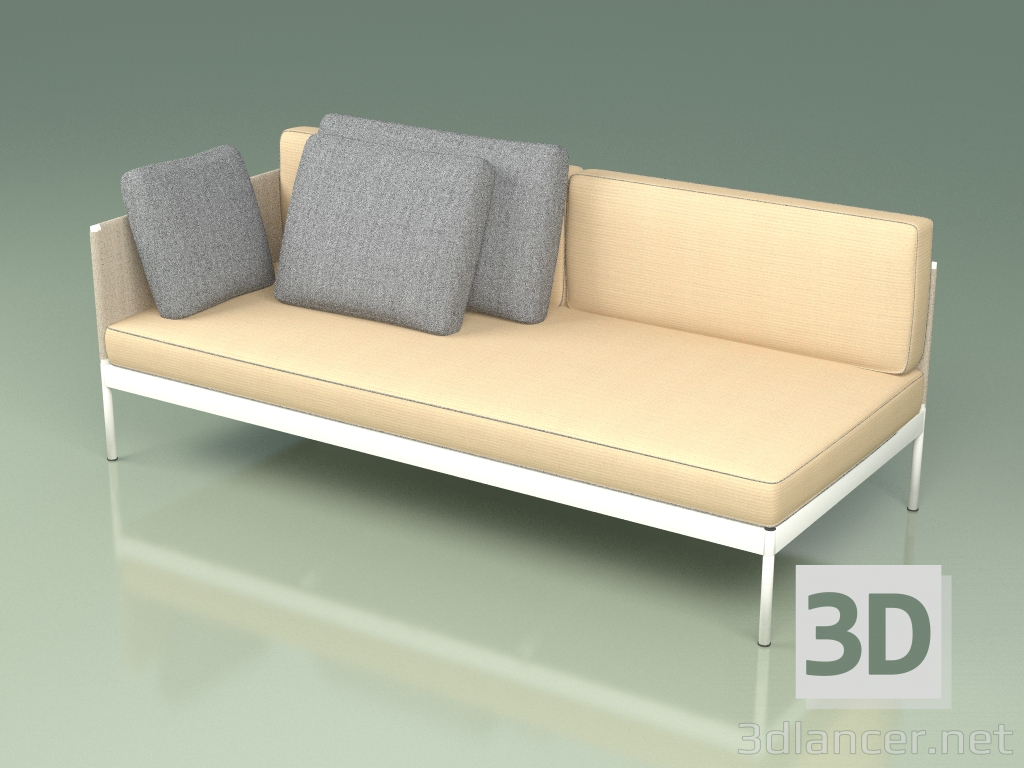 3d model Sofá modular (357 + 338, opción 2) - vista previa