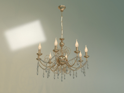 Chandelier 10094-8 (gold-transparent Strotskis crystal)