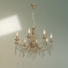 3d model Chandelier 10094-8 (gold-transparent Strotskis crystal) - preview