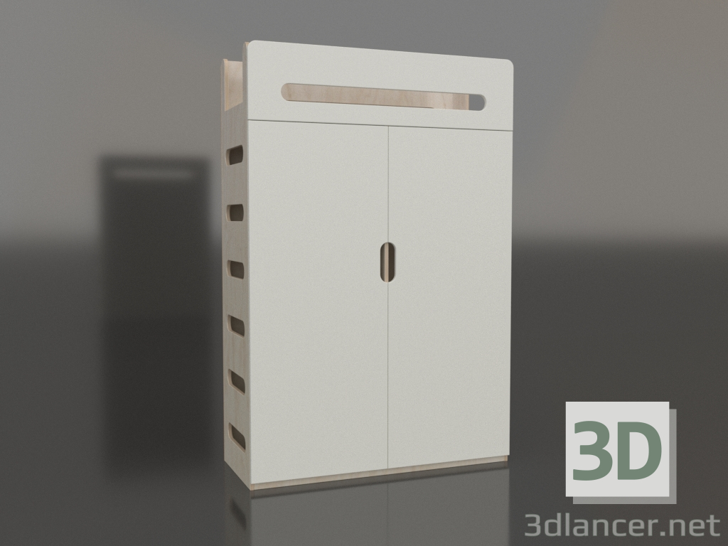 3D Modell Kleiderschrank geschlossen MOVE WE (WWMWE2) - Vorschau