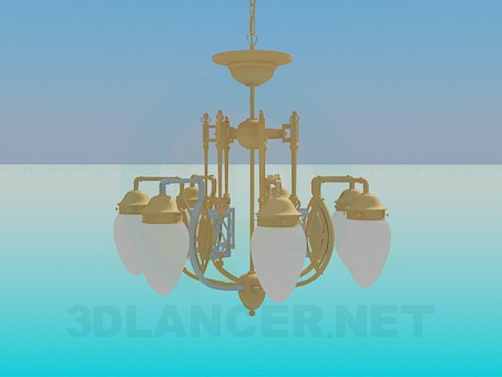 3d model Chandelier - preview