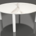 Modelo 3d Mesa de centro D 90 (Branco, DEKTON Aura) - preview