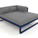 3d model XL modular sofa, section 2 right (Night blue) - preview