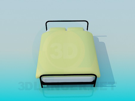 3d model Cama - vista previa