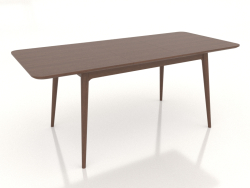 Стіл обідній Екарма розкладний 1840х800 мм (Walnut light, варіант 3)