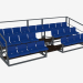 3d model Spectator grandstand (7927) - preview