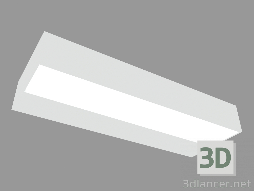 3d модель Светильник настенный MINIPLAN HORIZONTAL DOUBLE EMISSION (S3884W) – превью