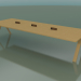 3d model Table with office worktop 5007 (H 74 - 390 x 135 cm, natural oak, composition 2) - preview