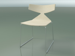 Silla apilable 3702 (en trineo, blanco, CRO)