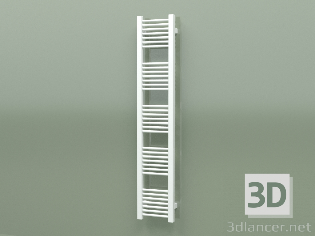 3d model Barra de toalla calefactable Mike (WGMIK121023-SX, 1210х230 mm) - vista previa