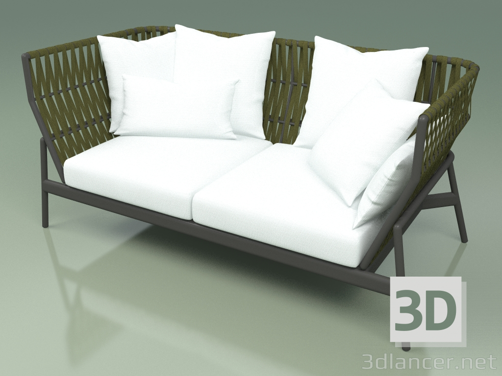 3d model Sofa 102 (Belt Olive) - preview