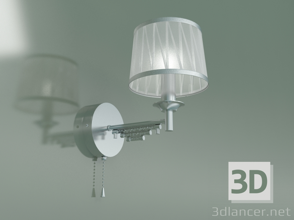 3d model Sconce 60081-1 (chrome) - preview