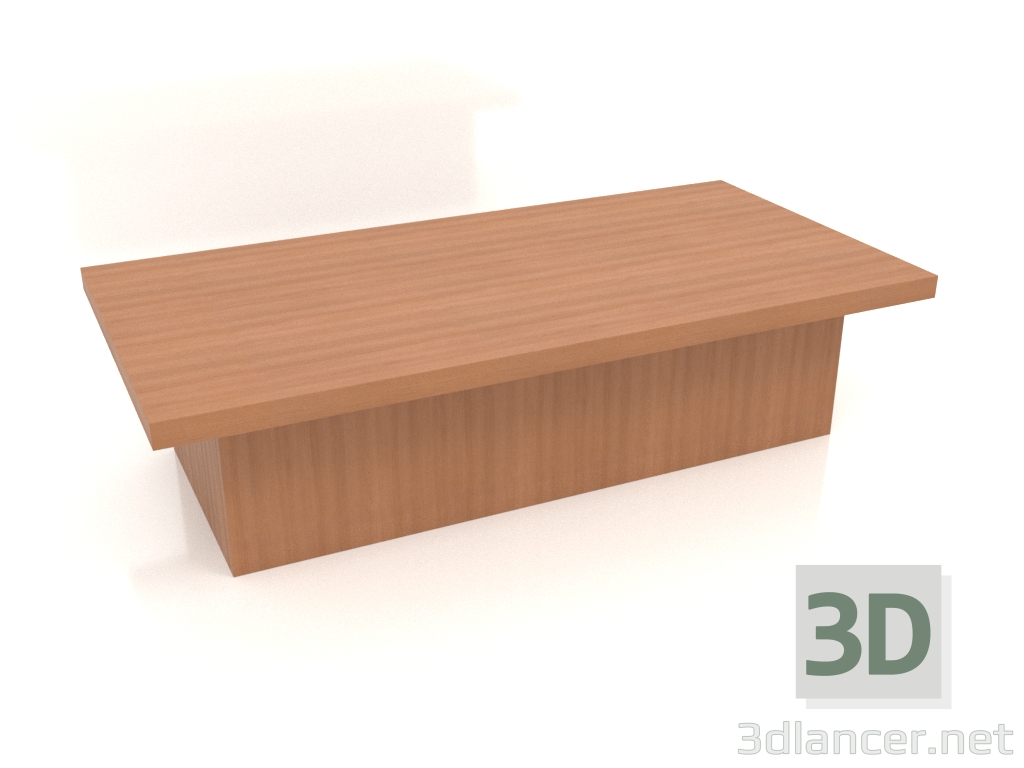 3D Modell Couchtisch JT 101 (1600x800x400, Holzrot) - Vorschau