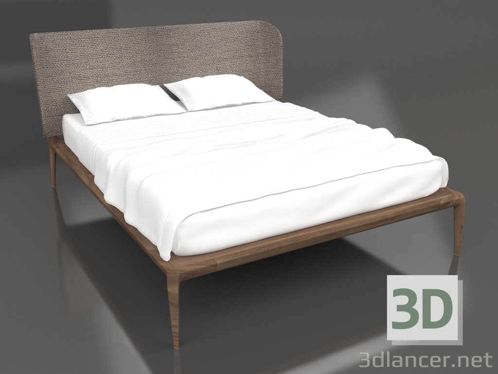 3d model Cama de matrimonio Sweet Dreams oriental queen - vista previa