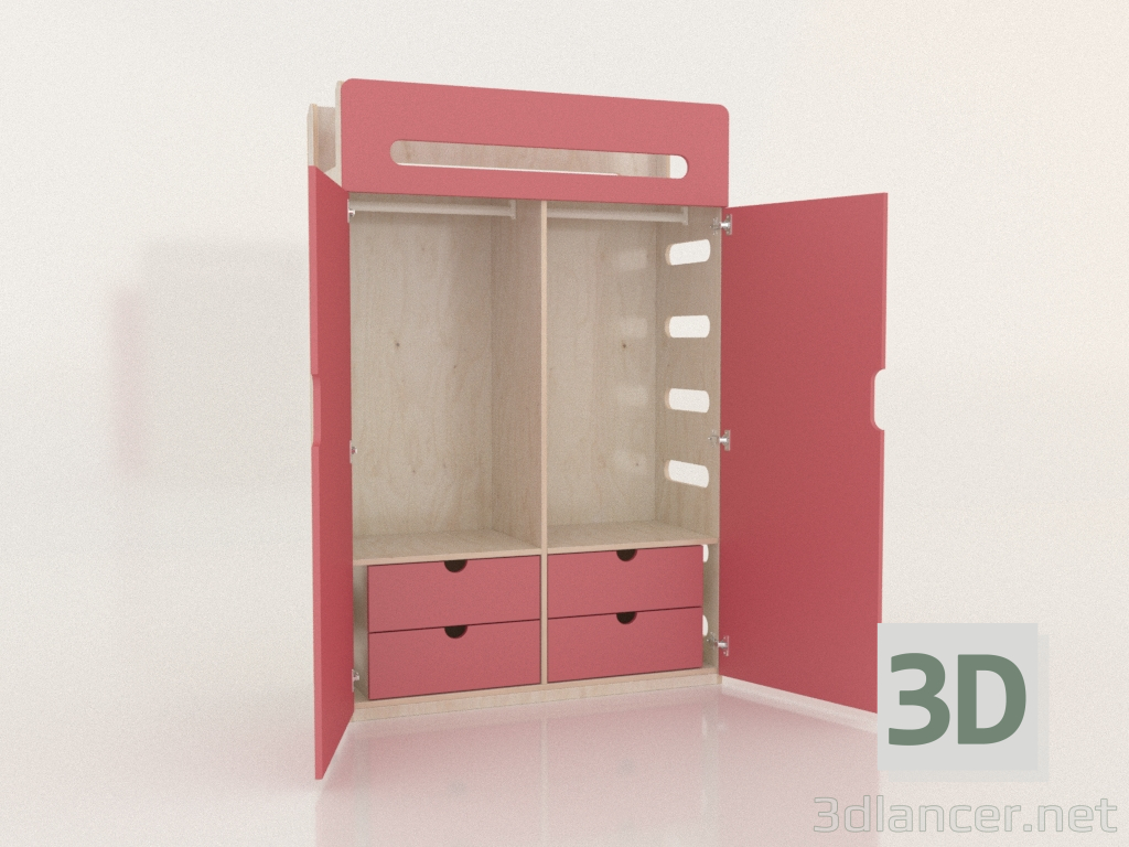 modello 3D Armadio aperto MOVE WE (WEMWE2) - anteprima