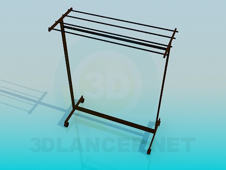 3d model Clothes rack - preview