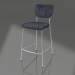 modèle 3D Tabouret semi-bar Benson 64,5 cm (Bleu Foncé) - preview