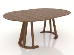 Mesa de jantar TRANSFORM 1800x1200 mm (nogueira clara)