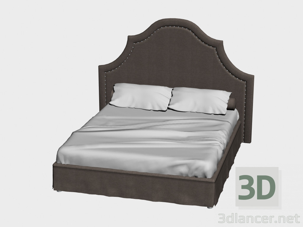 Modelo 3d Bed Vintage (215x219) - preview