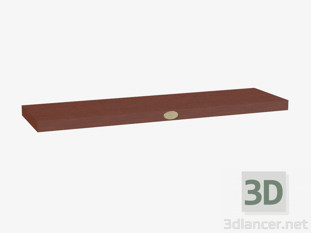 3d model Estantería con decoración - vista previa