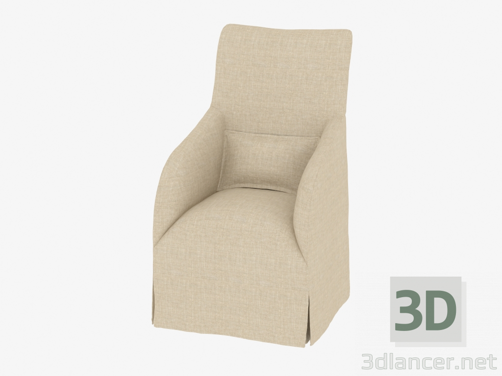 modello 3D Sedia da pranzo FLANDIA ARM CHAIR (8826.1004.A015.A) - anteprima