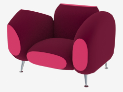 Upholstered armchair