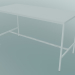 Modelo 3d Mesa retangular Base alta 85x190x105 (branco) - preview