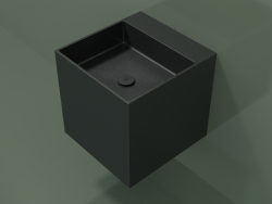 Lavabo sospeso (02UN23302, Deep Nocturne C38, L 48, P 50, H 48 cm)