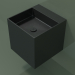 modello 3D Lavabo sospeso (02UN23302, Deep Nocturne C38, L 48, P 50, H 48 cm) - anteprima