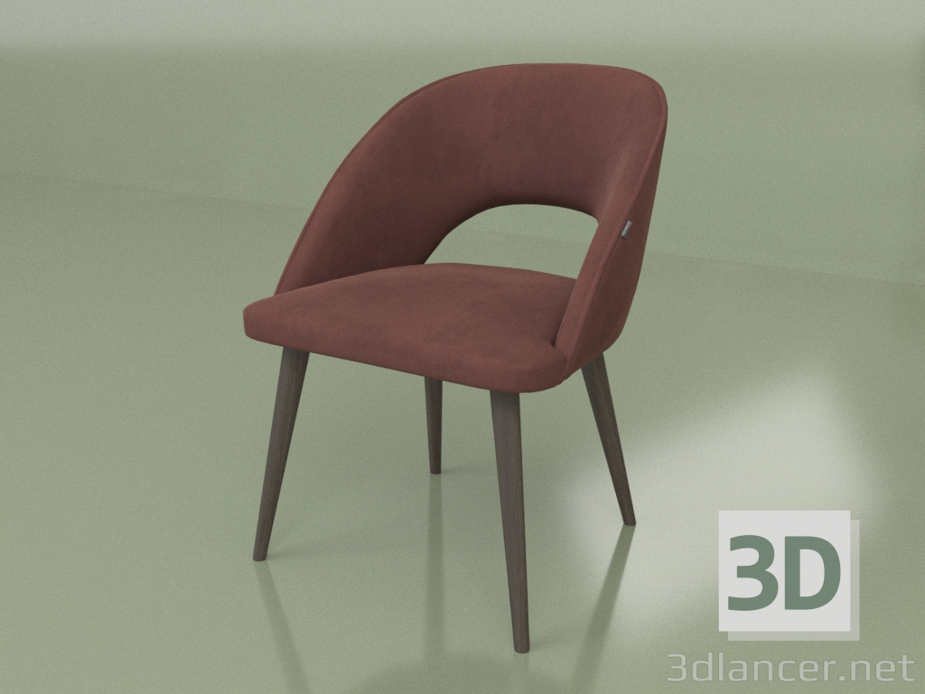 modèle 3D Chaise Rocco (pieds Tin-120) - preview