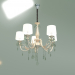 Modelo 3d Lustre pendente 10098-5 (cristal prateado) - preview