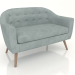 3D Modell Sofa Florence 2-Sitzer (mint) - Vorschau