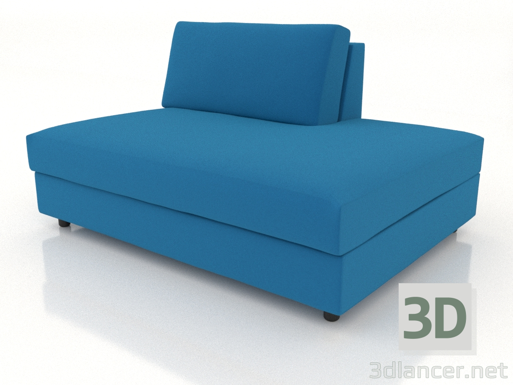 3d model Sofa module 83 single extended on the right - preview