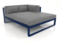 Canapé modulable XL section 2 droite (Bleu nuit)