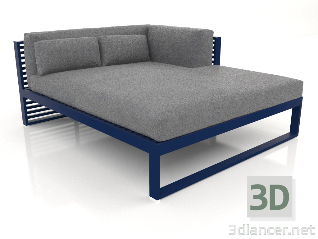 3d model Sofá modular XL, sección 2 derecha (Azul noche) - vista previa