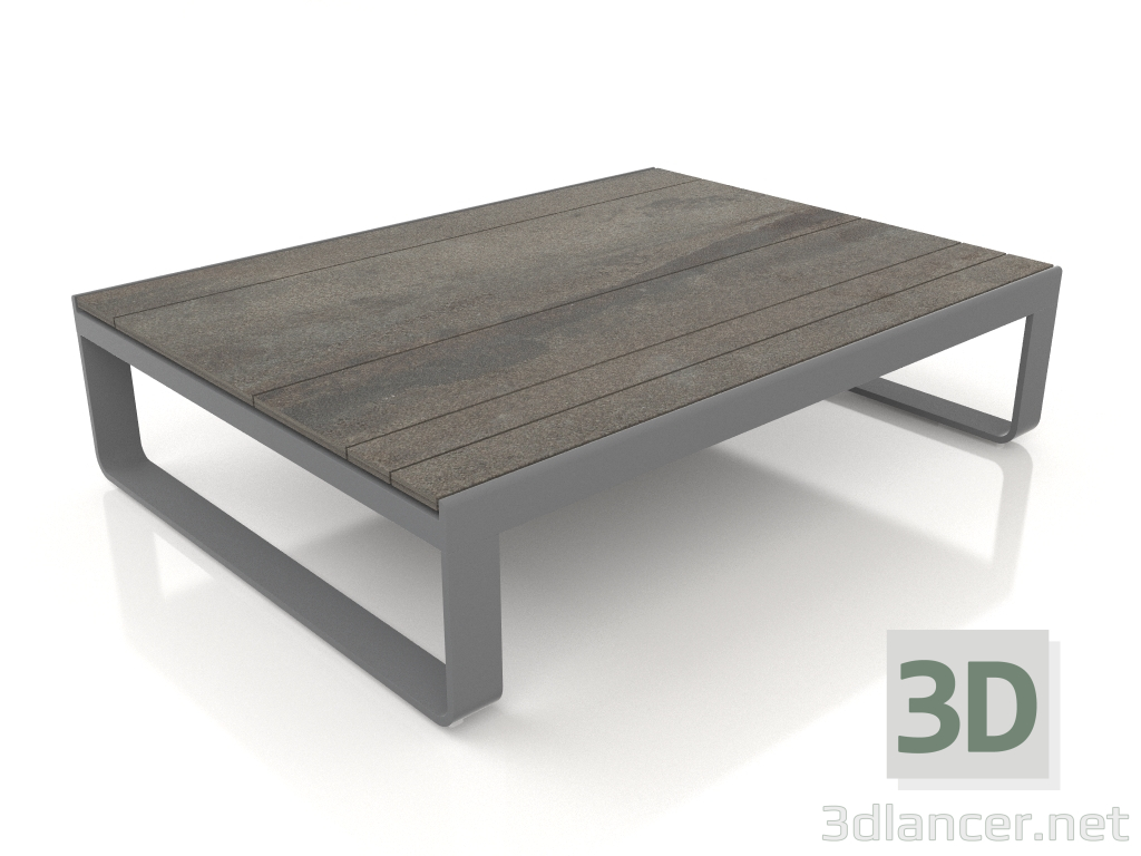 modello 3D Tavolino 120 (DEKTON radio, Antracite) - anteprima