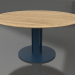 3d model Mesa de comedor Ø150 (Gris azul, madera de Iroko) - vista previa