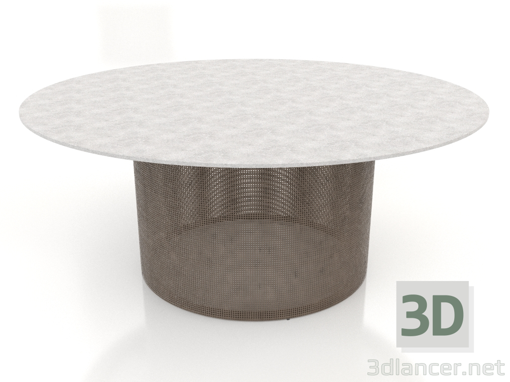 modello 3D Tavolo da pranzo Ø180 (Bronzo) - anteprima