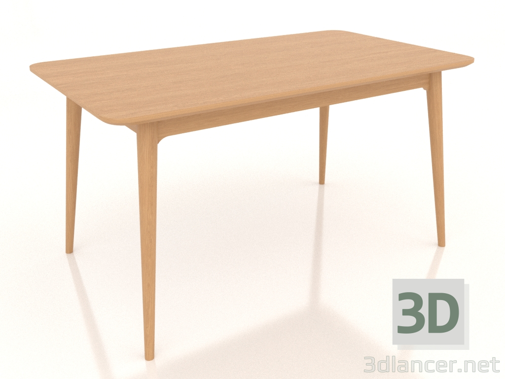3d model Dining table Ekarma 1400x800 mm (Oak natural) - preview 3d model Dining table Ekarma 1400x800 mm (Oak natural) - preview