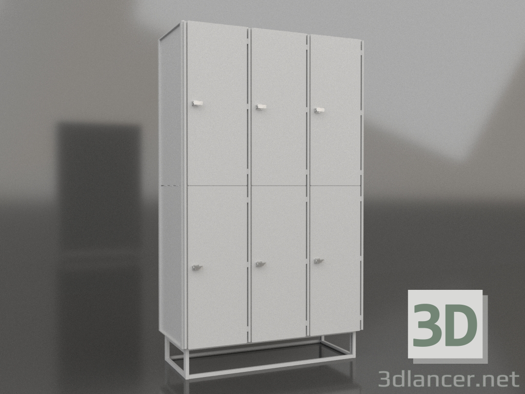 modèle 3D Armoire de vestiaire à deux sections LK-410 SHGS-2 - preview modèle 3D Armoire de vestiaire à deux sections LK-410 SHGS-2 - preview